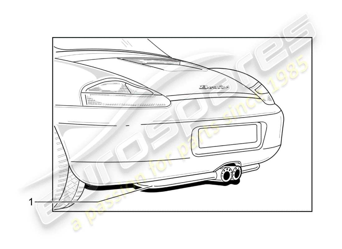 Porsche Tequipment catalogue (2012) Exhaust System Part Diagram