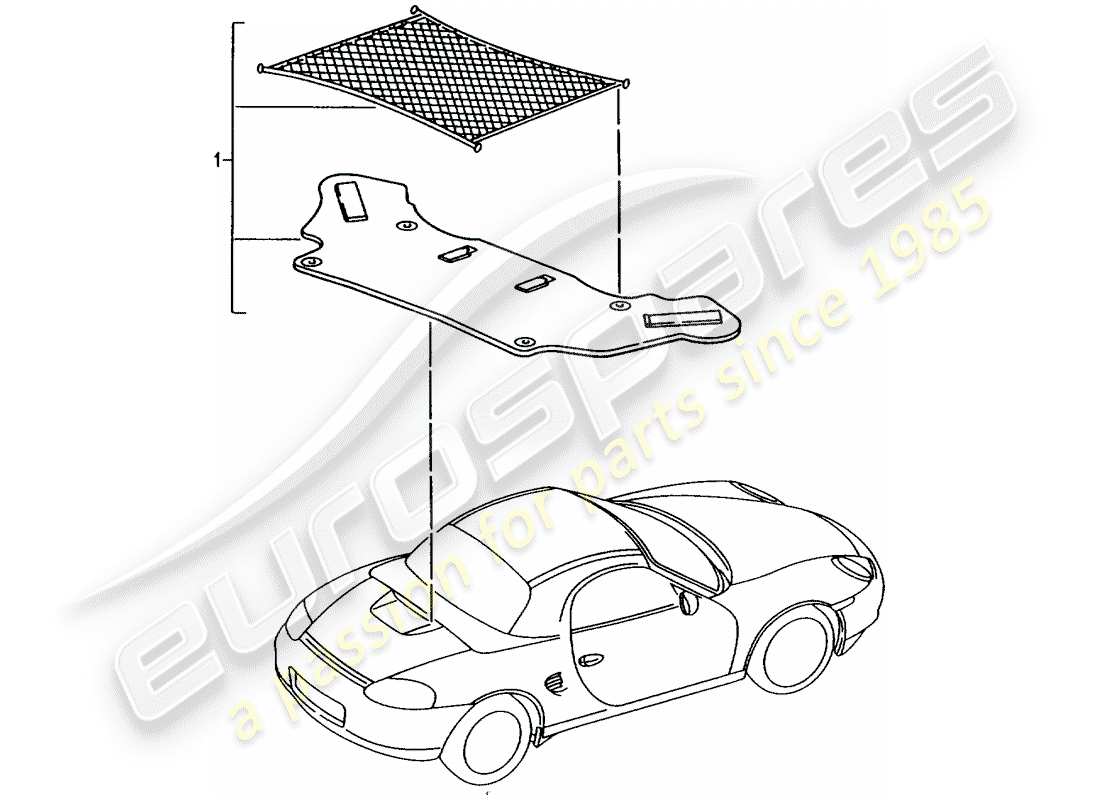 Porsche Tequipment catalogue (2012) CARGO NET Part Diagram