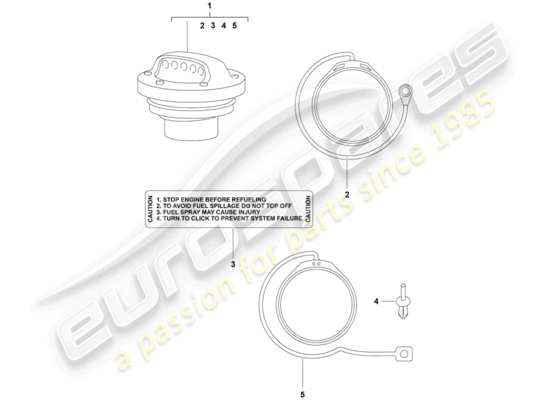 a part diagram from the Porsche Tequipment Cayenne (2018) parts catalogue