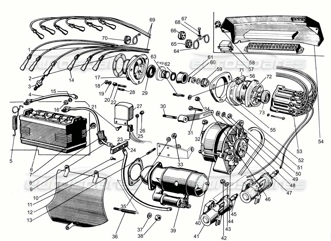 Part diagram containing part number 001600905