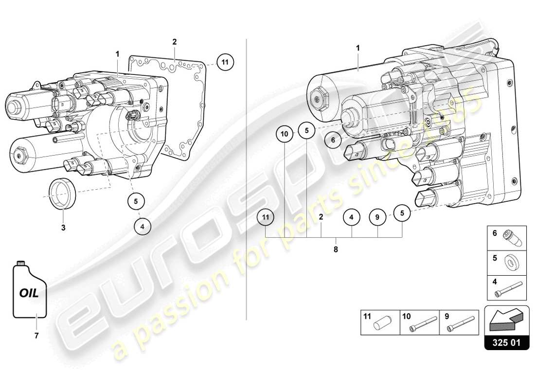 Lamborghini LP720-4 Coupe 50 (2014) HYDRAULICS CONTROL UNIT Part Diagram