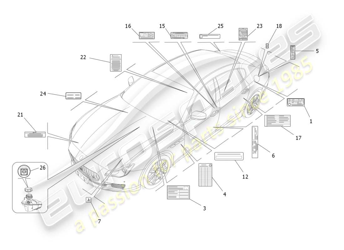 Part diagram containing part number 670007376