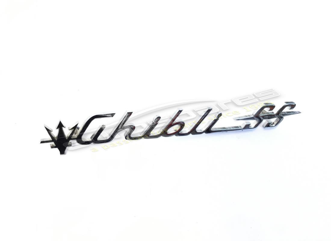 NEW Maserati GHIBLI SS CHROME SCRIPT. PART NUMBER 115BM66003 (1)