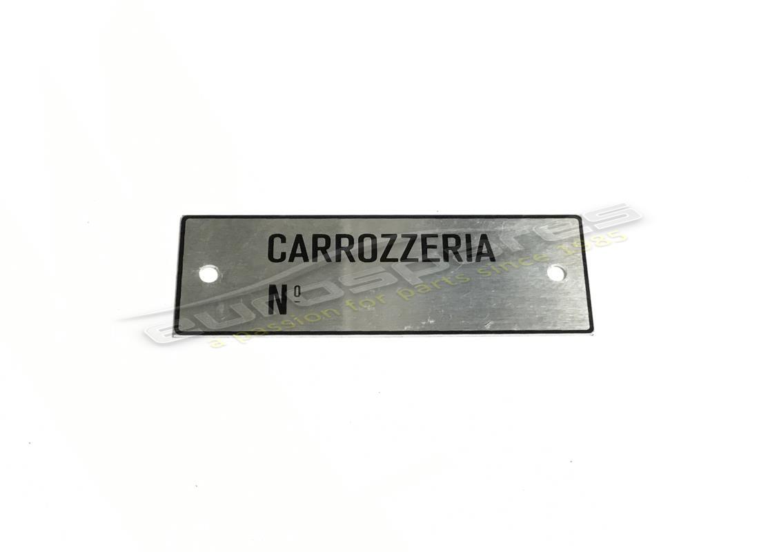 NEW Maserati CARROZZERIA PLATE. PART NUMBER MPL004 (1)