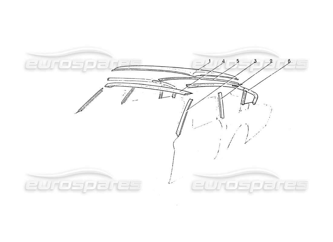 a part diagram from the ferrari 330 and 365 parts catalogue