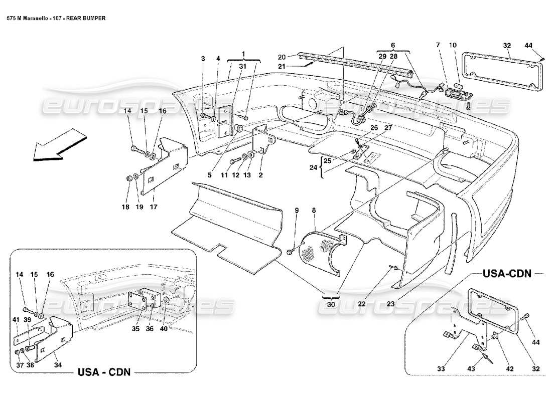 part diagram containing part number 60987900