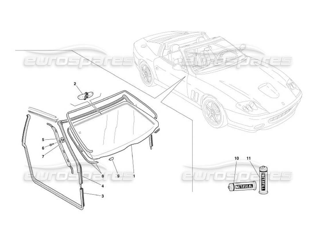 part diagram containing part number 68704400