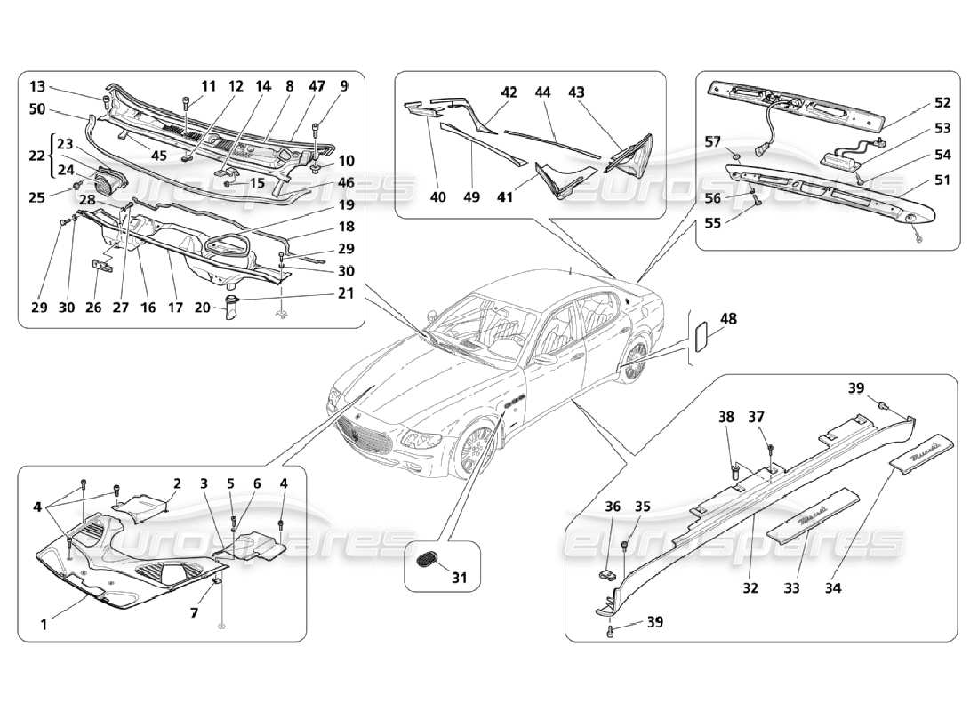 part diagram containing part number 67611500