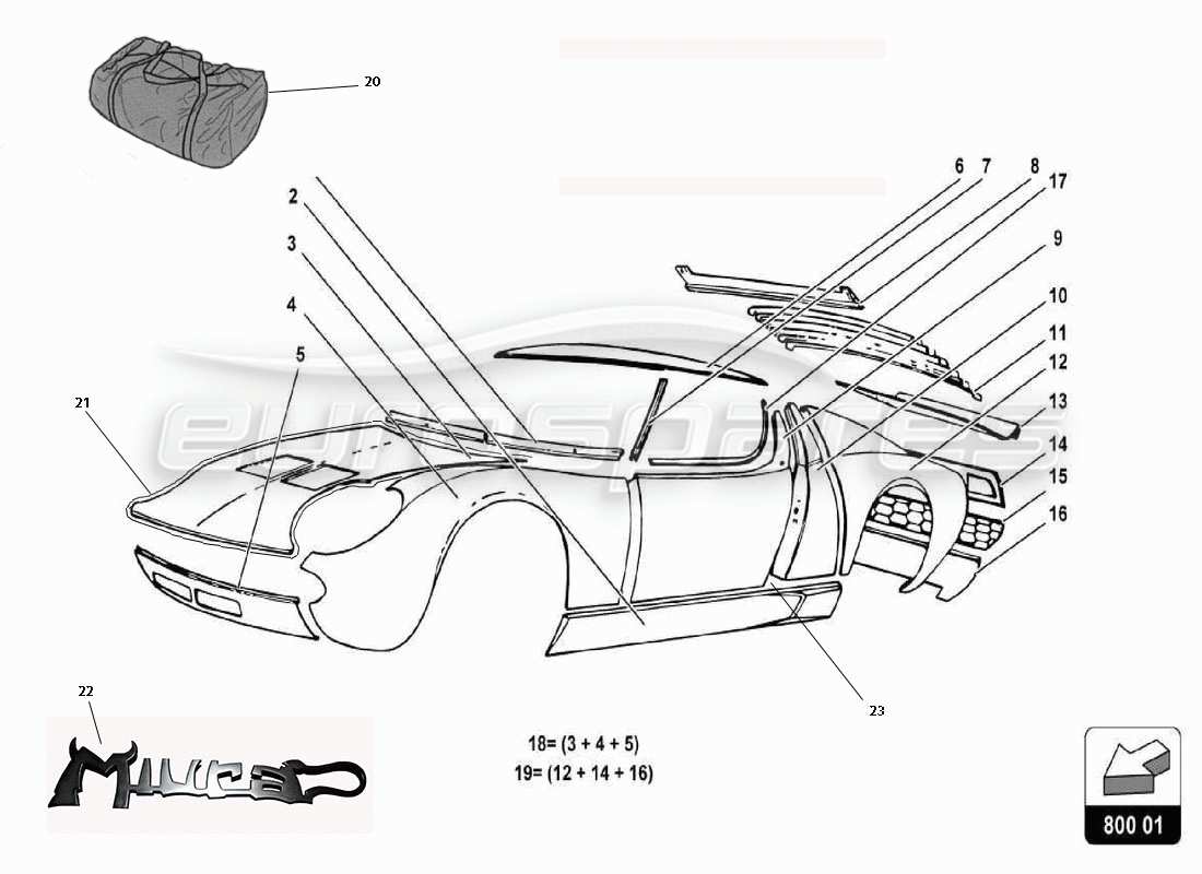 part diagram containing part number lmirsill01