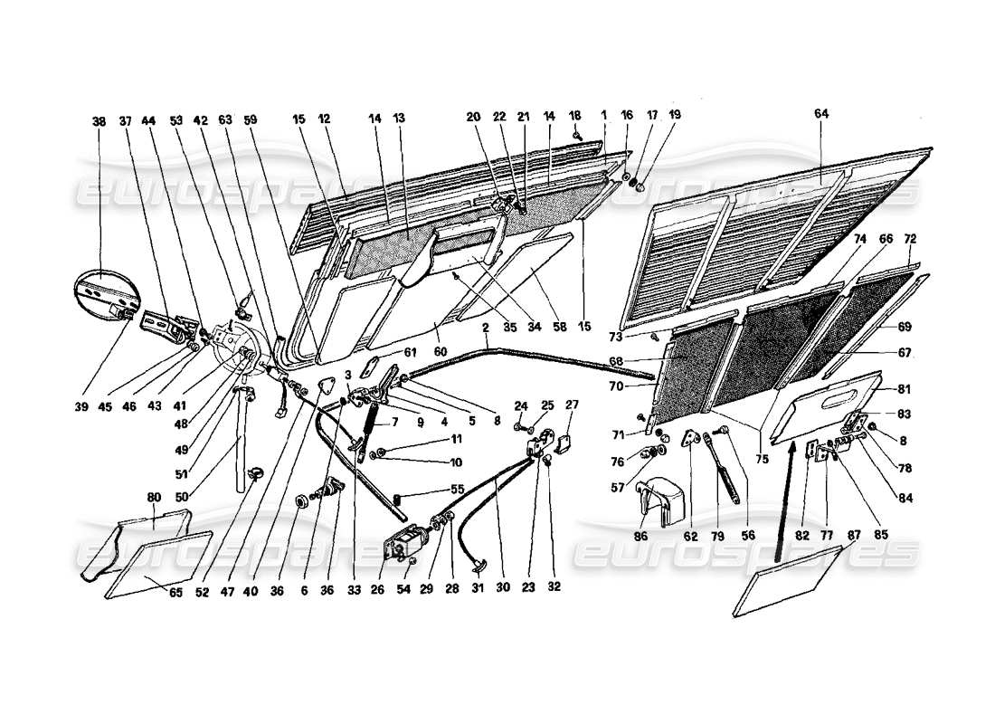 part diagram containing part number 60781500