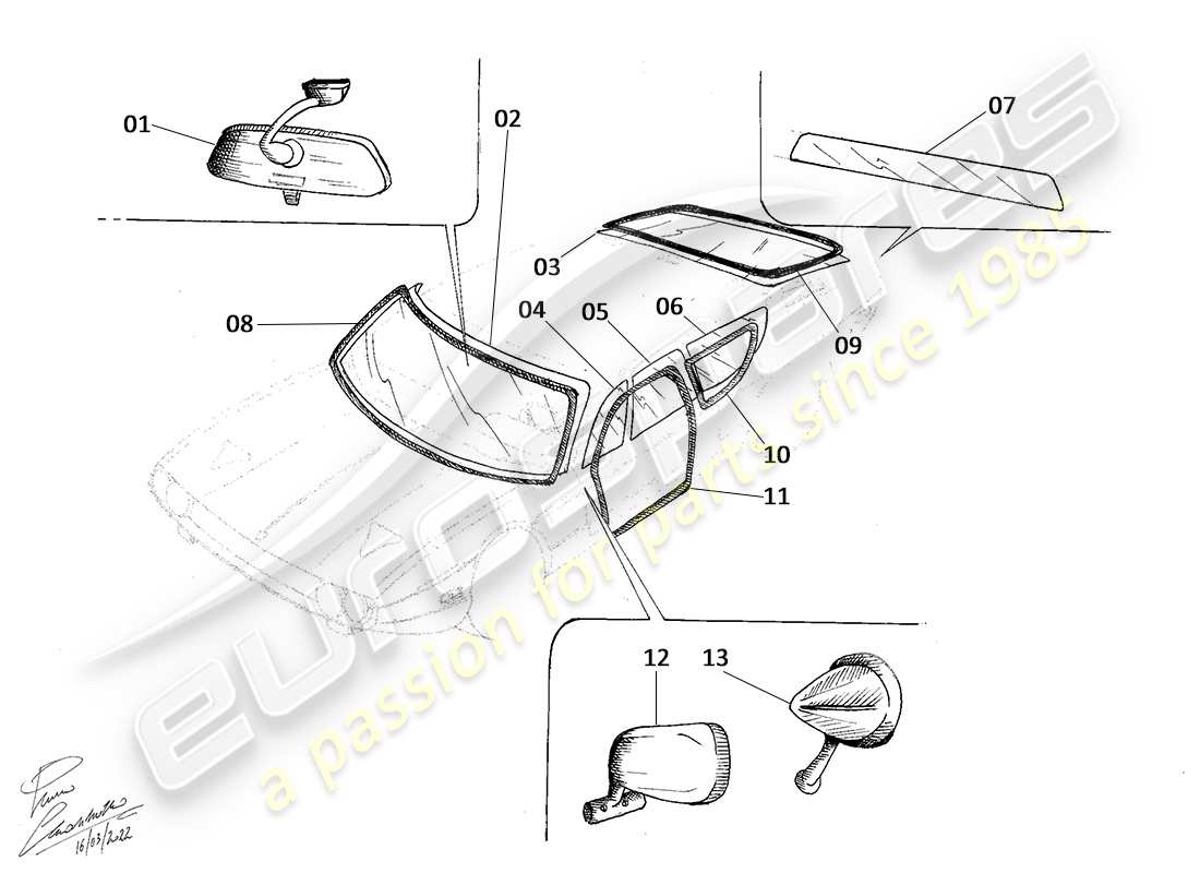 part diagram containing part number eap1227327