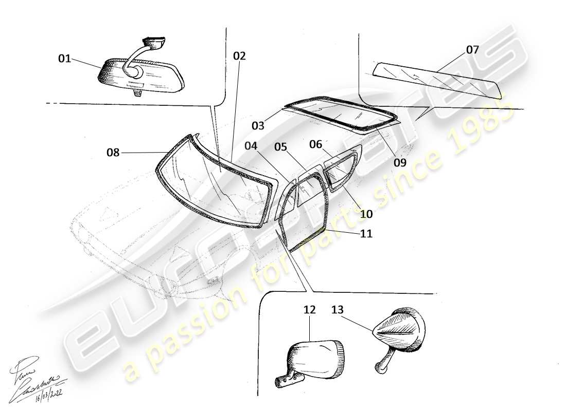 part diagram containing part number 006721136