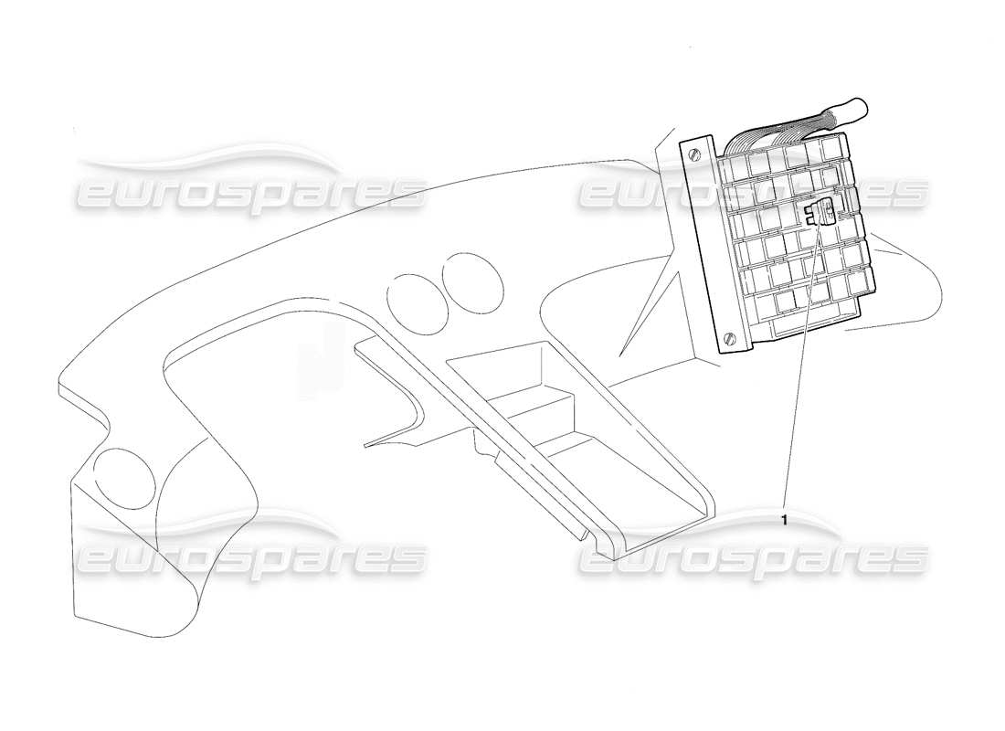 a part diagram from the lamborghini diablo vt (1994) parts catalogue