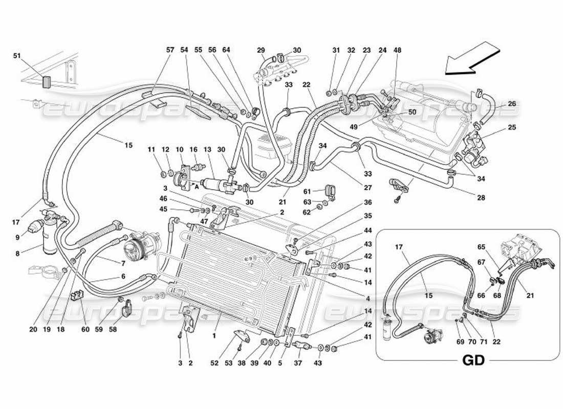 part diagram containing part number 66926400