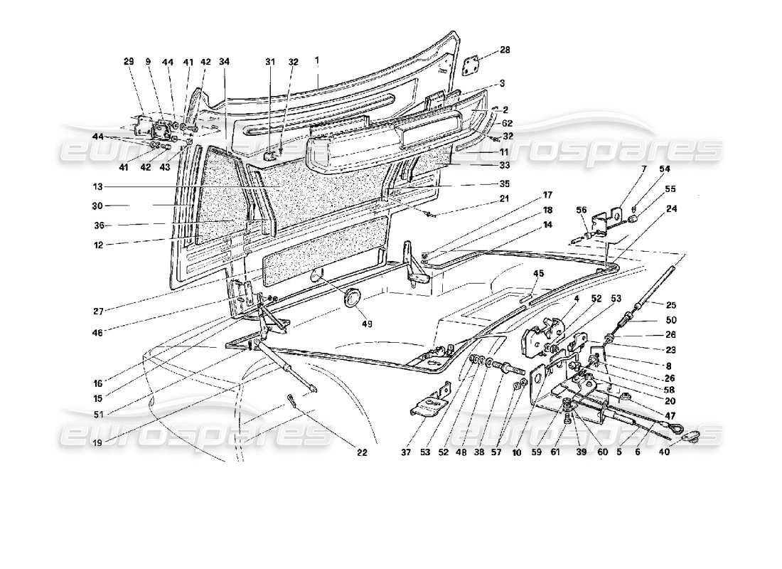 part diagram containing part number 62764700