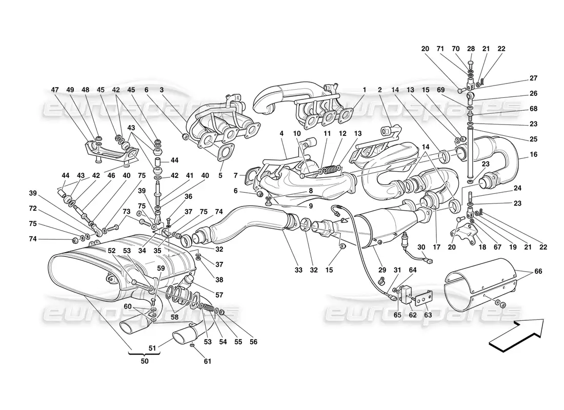 part diagram containing part number 16100825