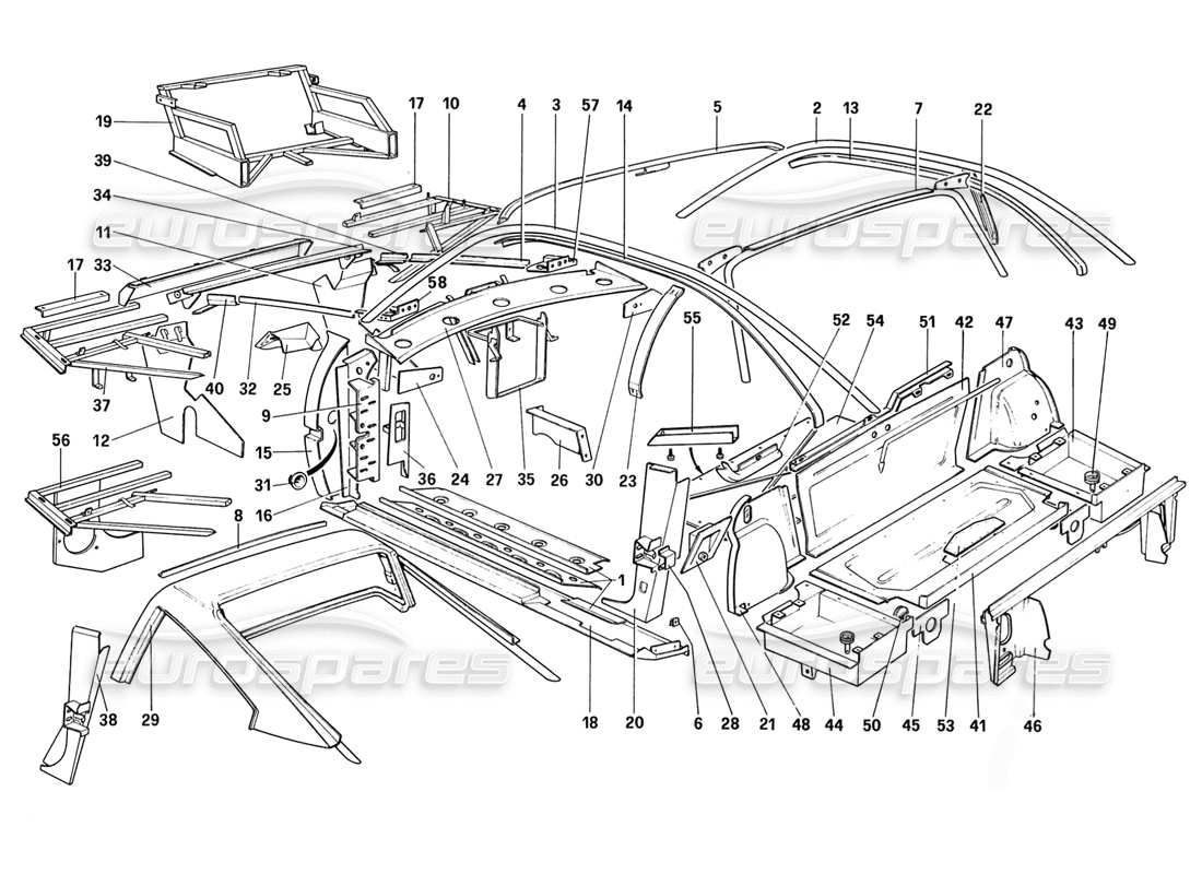 part diagram containing part number 62431100