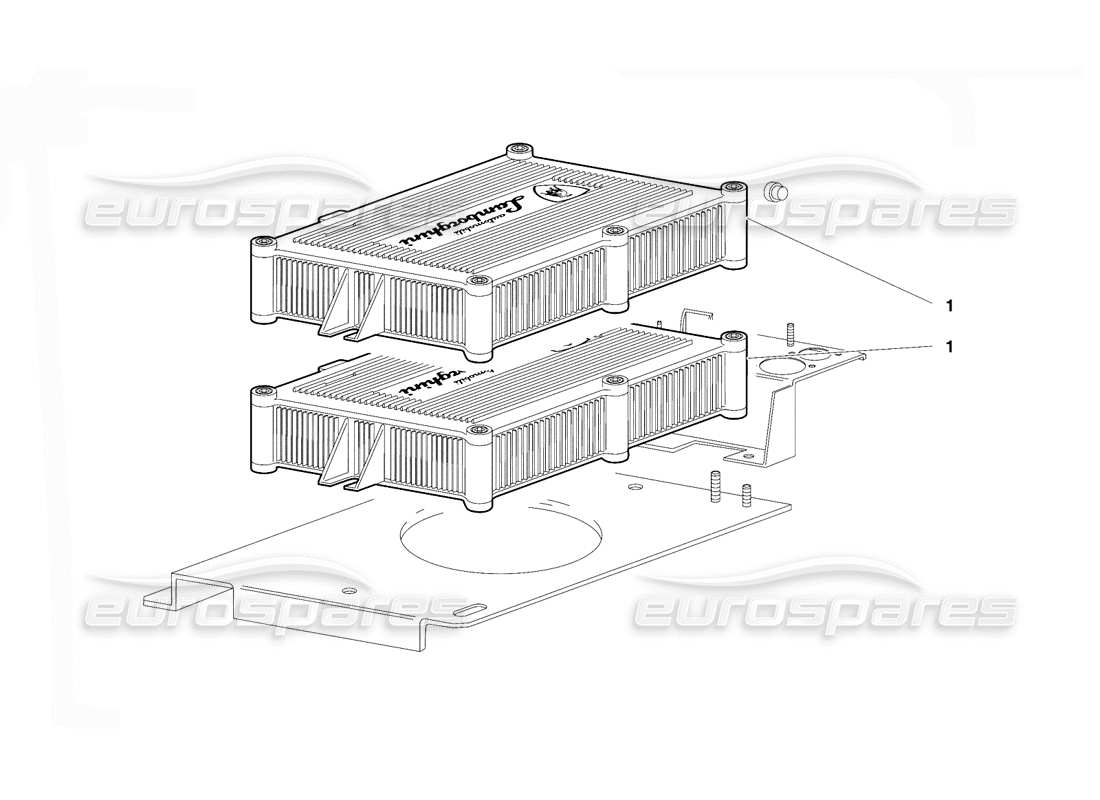 a part diagram from the lamborghini diablo vt (1994) parts catalogue