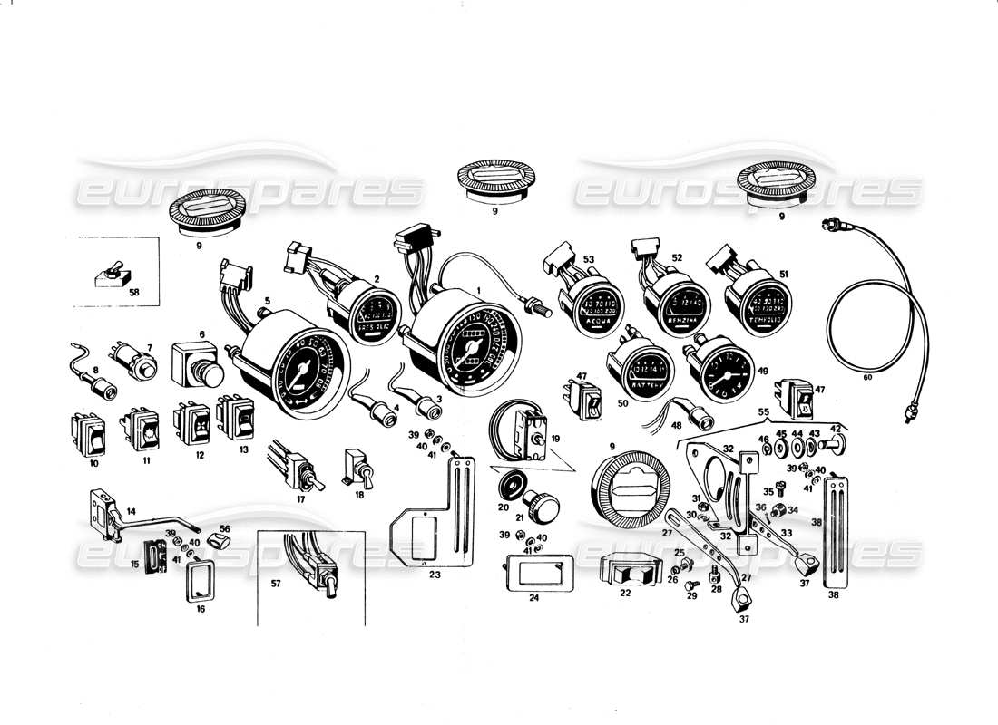 part diagram containing part number art 74786