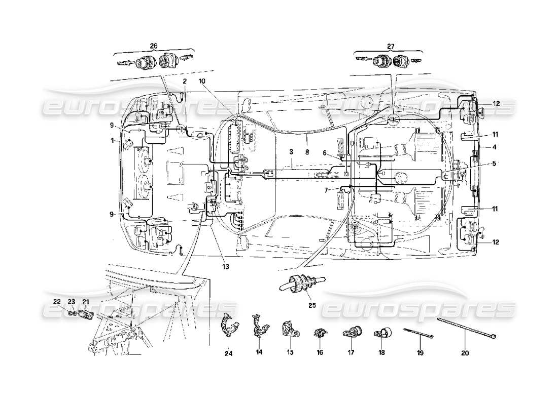 part diagram containing part number 62424800