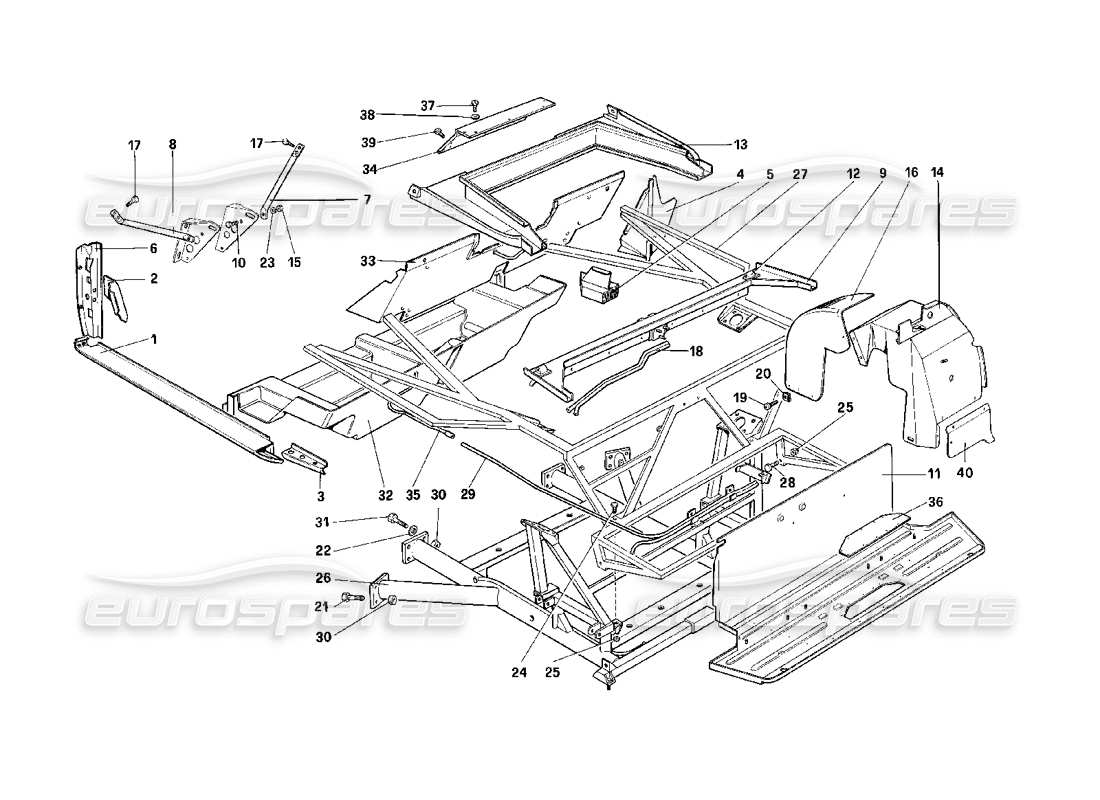 part diagram containing part number 61839400