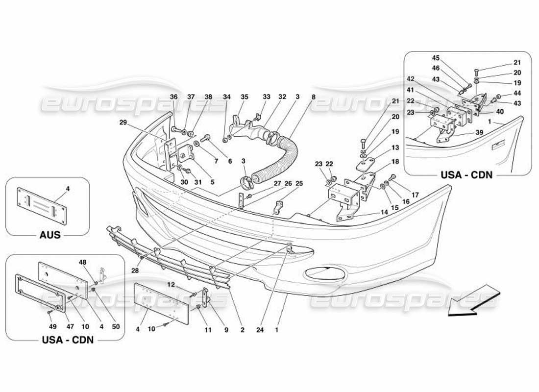 part diagram containing part number 64909900