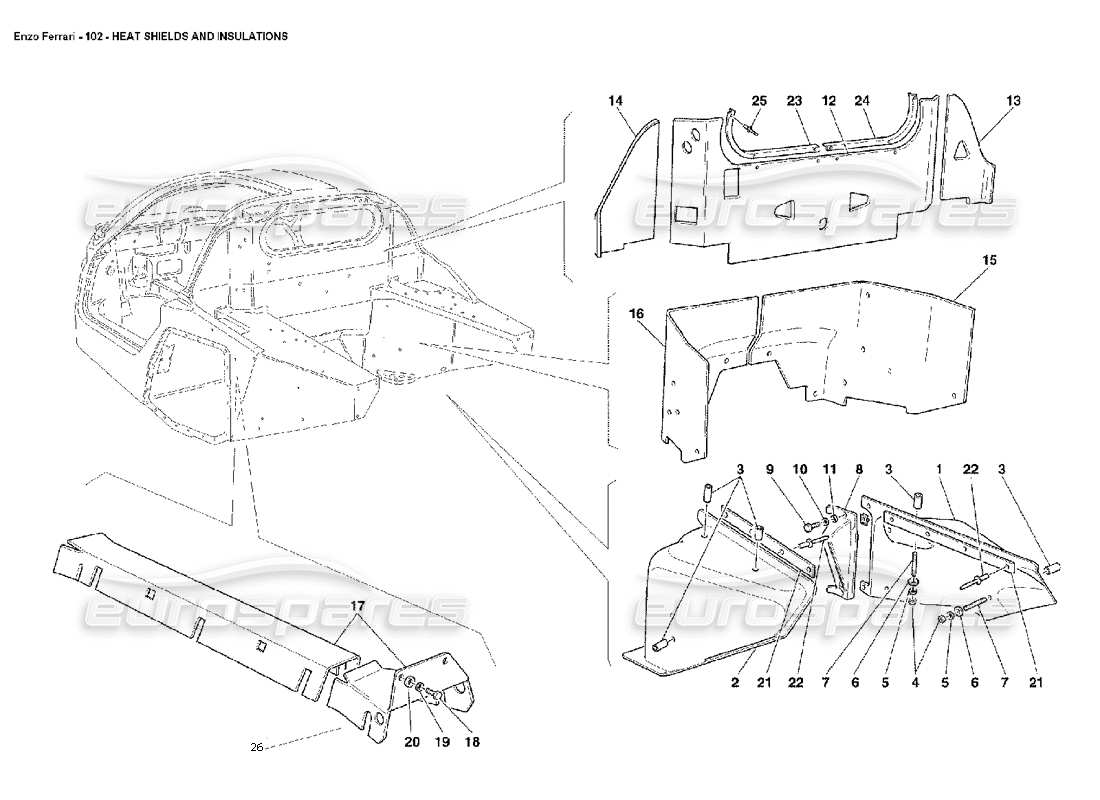 part diagram containing part number 13541924