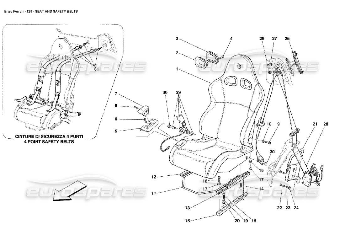 part diagram containing part number 66155100