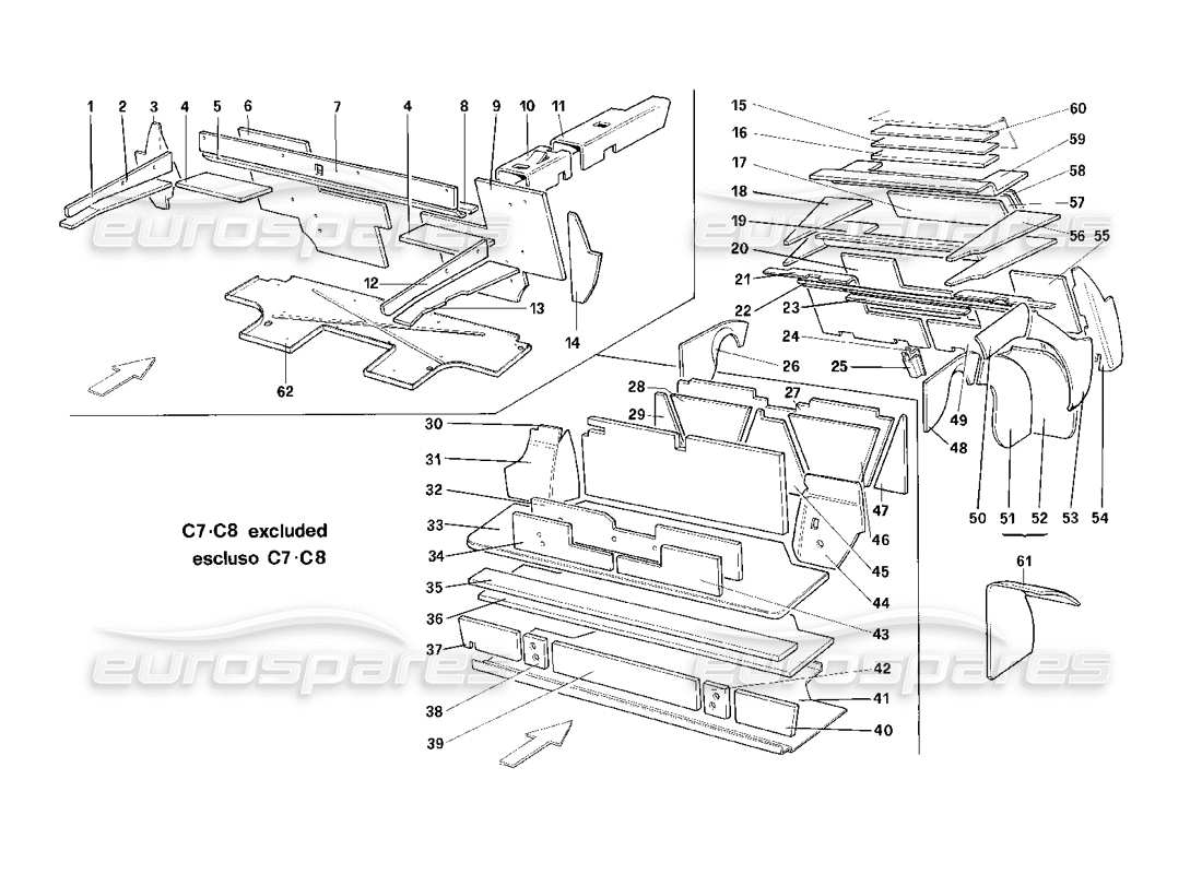 part diagram containing part number 61347500