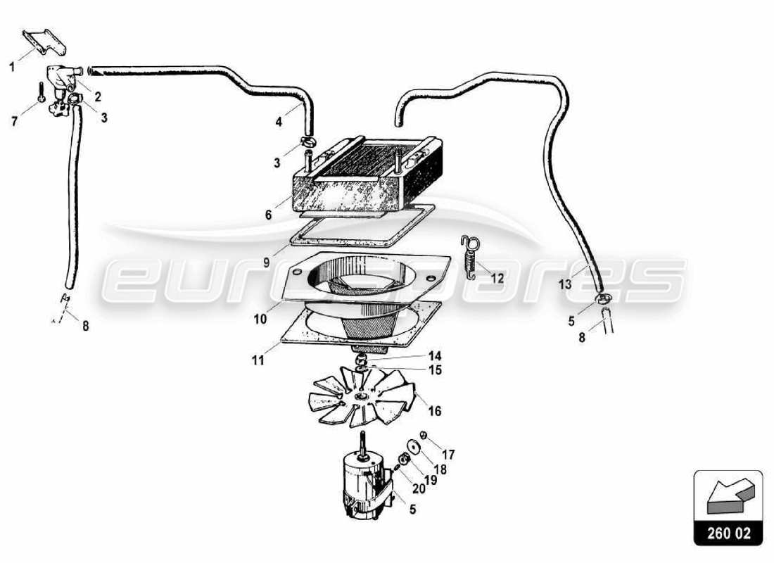 part diagram containing part number 006103801