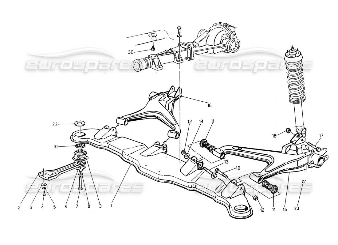 a part diagram from the Maserati 418 / 4.24v / 430 parts catalogue