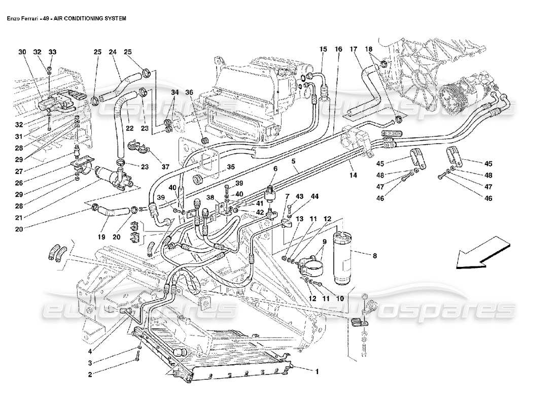 part diagram containing part number 190618