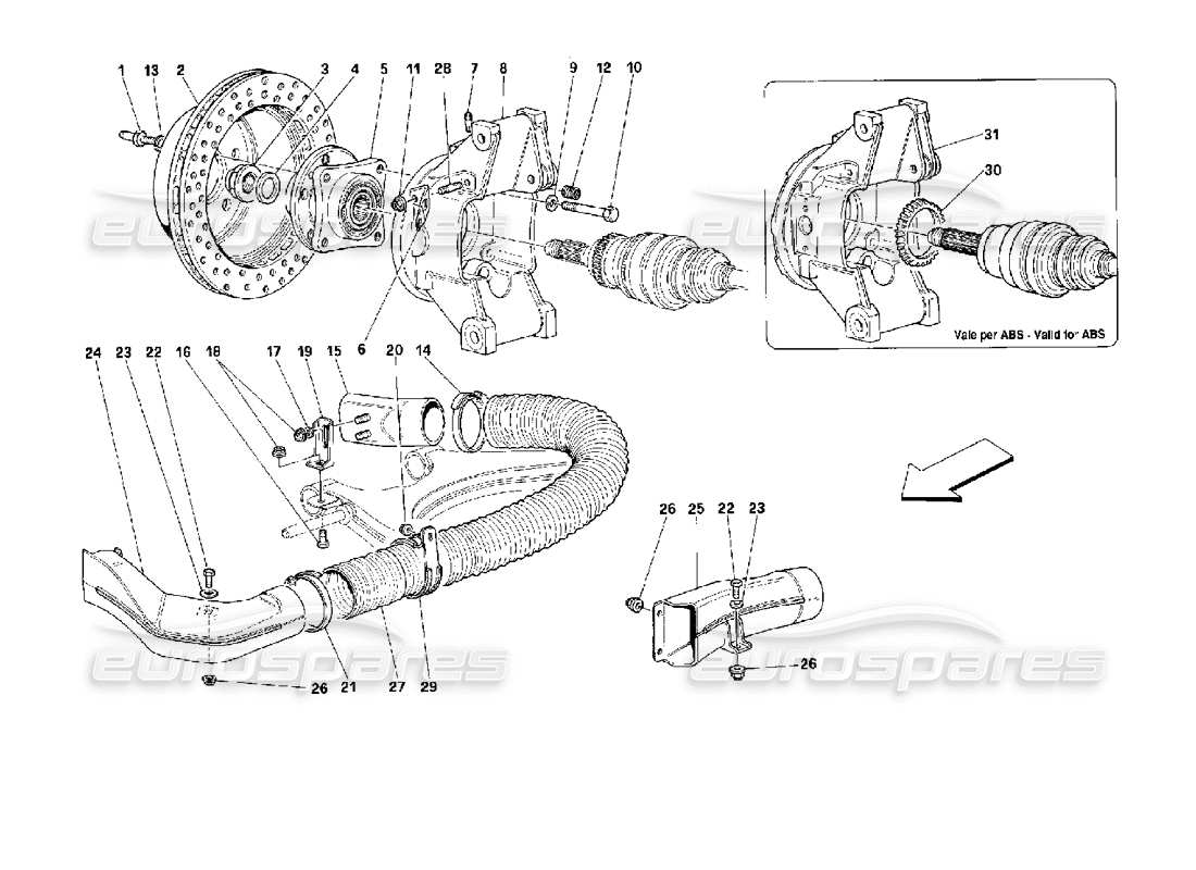 part diagram containing part number 155735