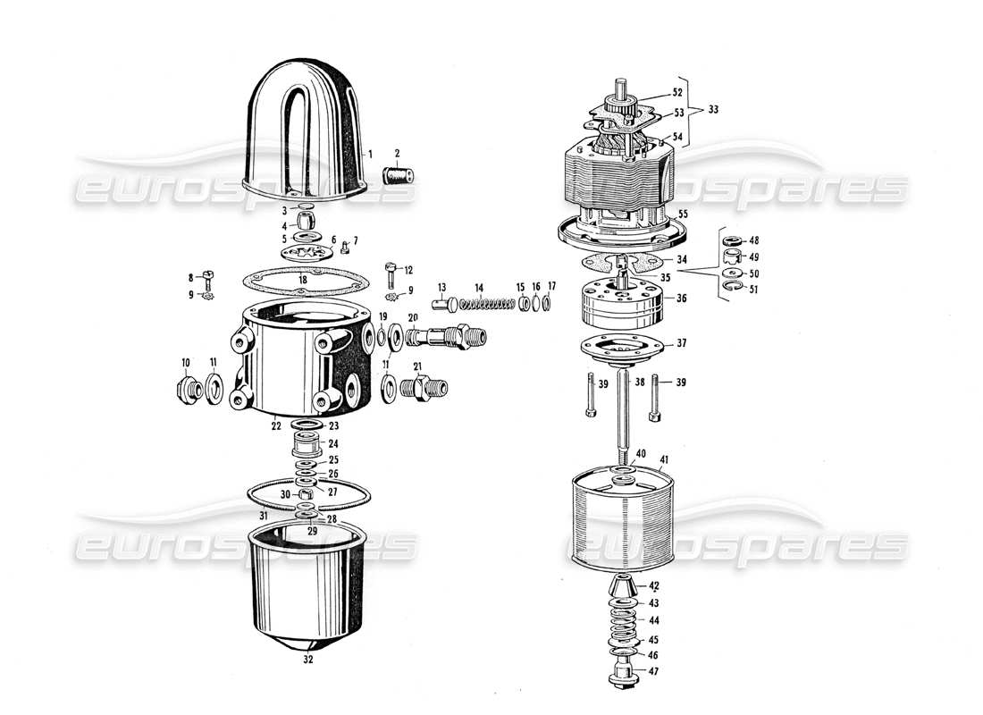 maserati mistral 3.7 injection pump part diagram