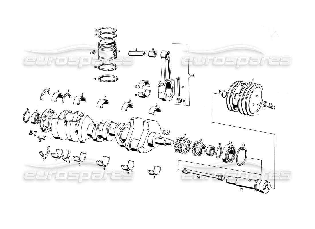 maserati indy 4.2 moving parts part diagram