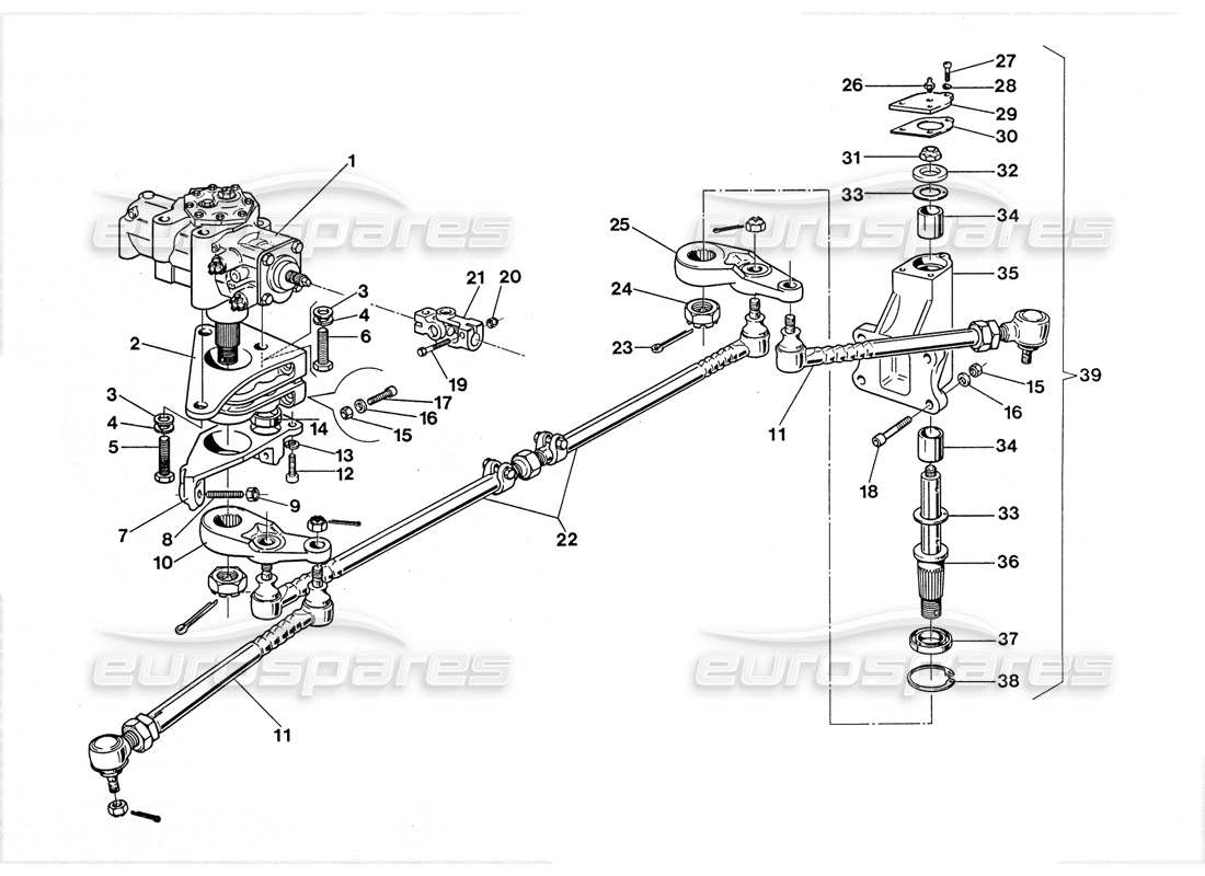 lamborghini lm002 (1988) power steering part diagram