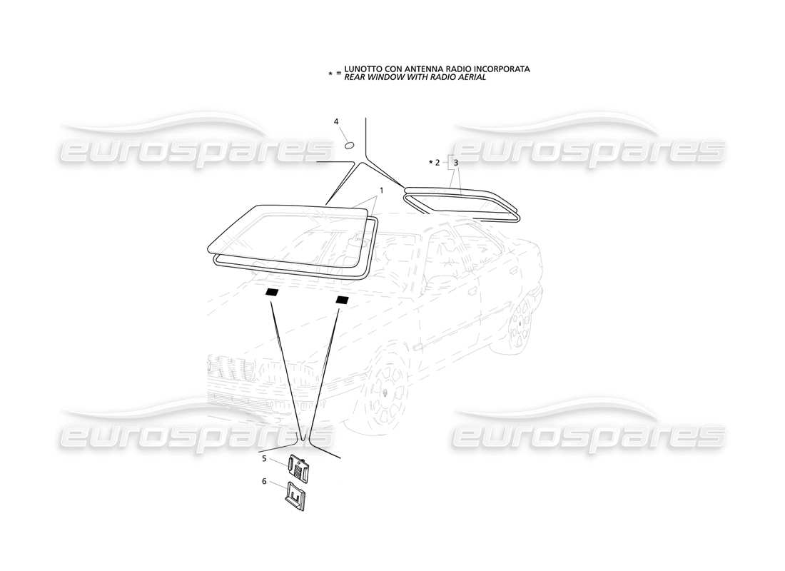 maserati qtp v8 evoluzione fixed windows parts diagram