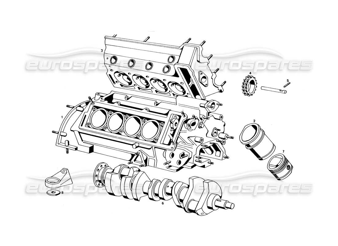 maserati bora (usa variants) engine parts diagram