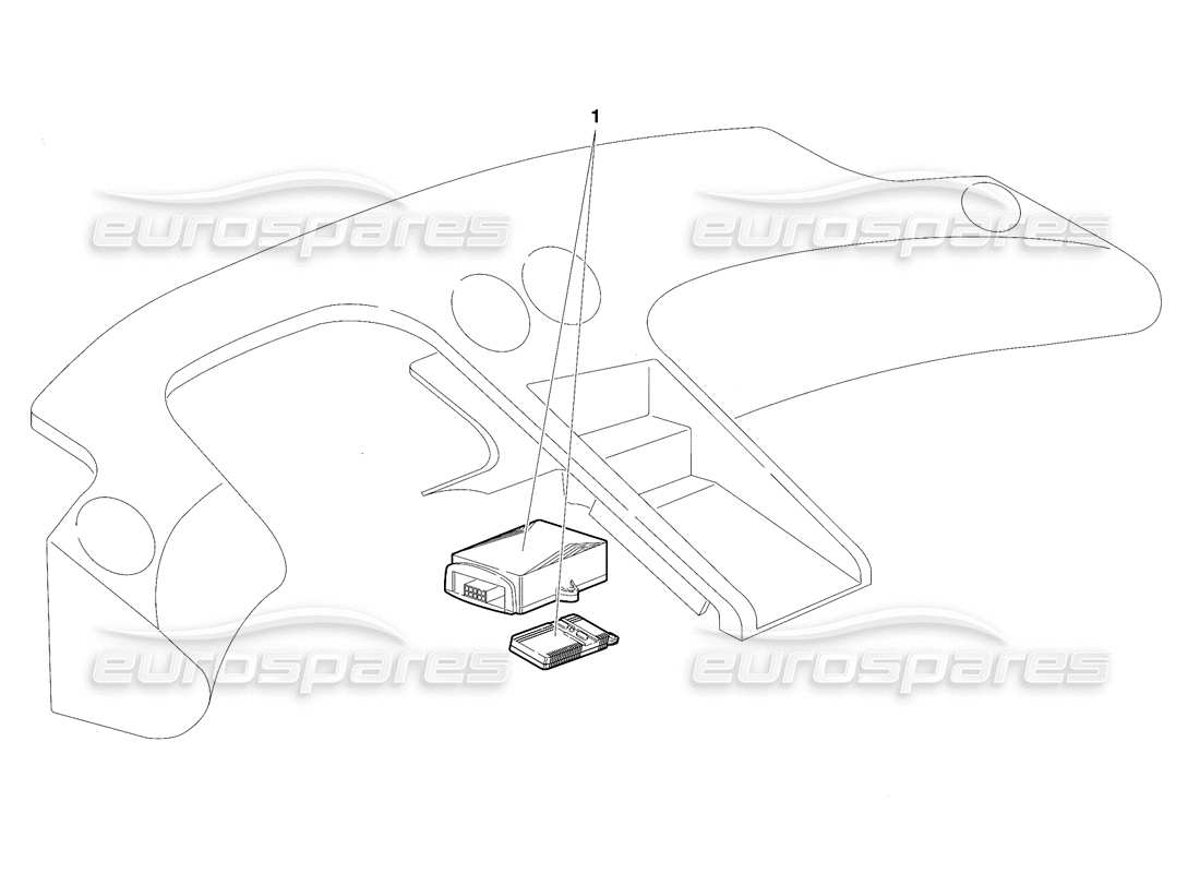 lamborghini diablo vt (1994) electrical system (valid for france version - april 1994) part diagram