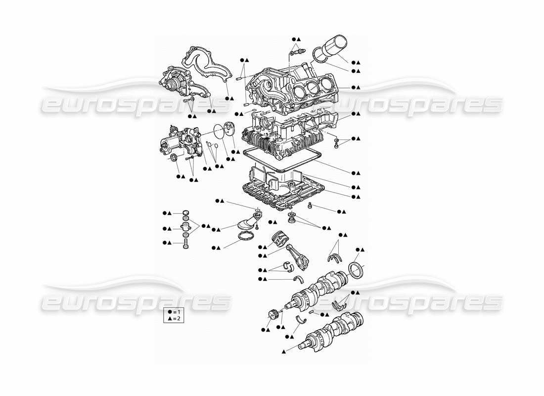 maserati qtp v6 evoluzione partial engine parts diagram
