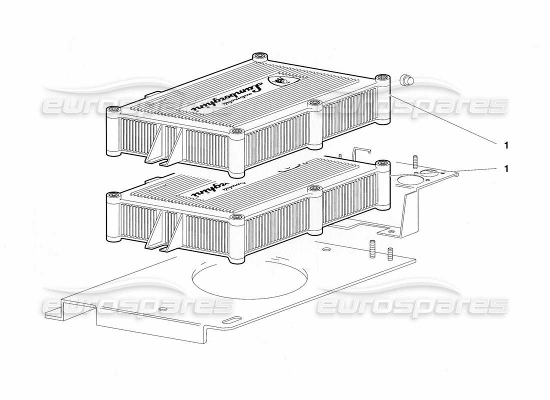 lamborghini diablo vt (1994) eletronic injection units (valid for usa version - april 1994) parts diagram