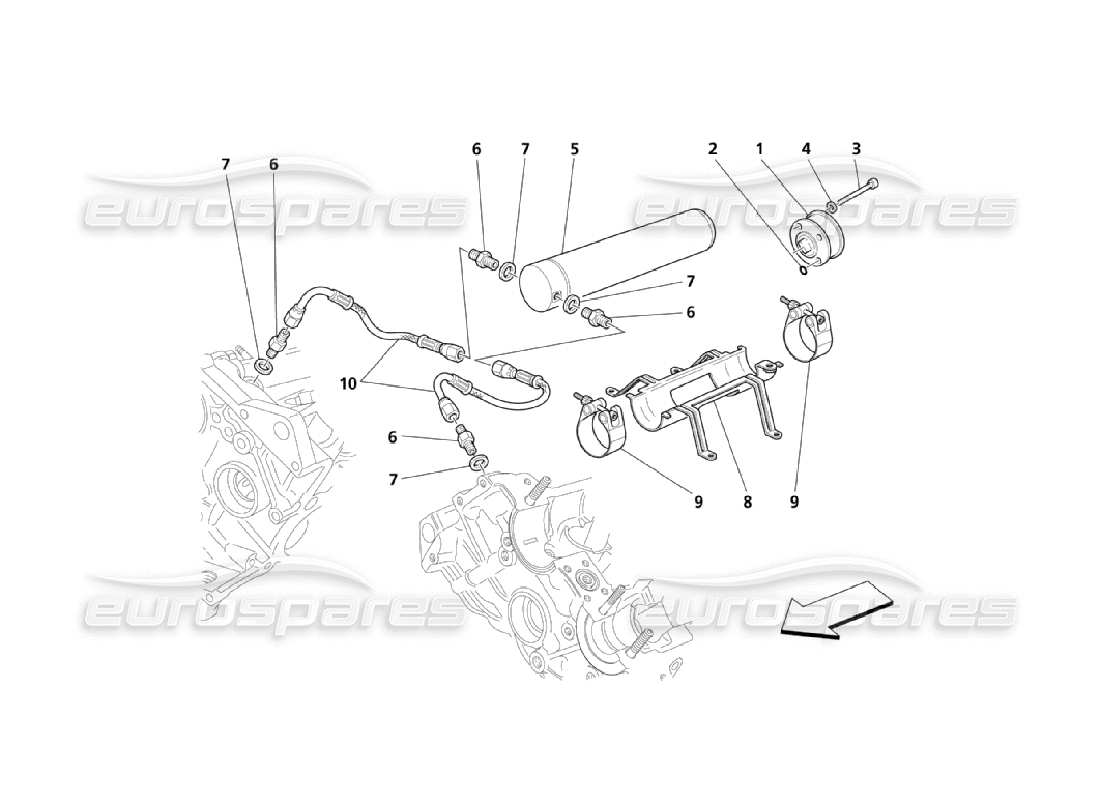 maserati qtp. (2006) 4.2 hydraulics for timing parts diagram