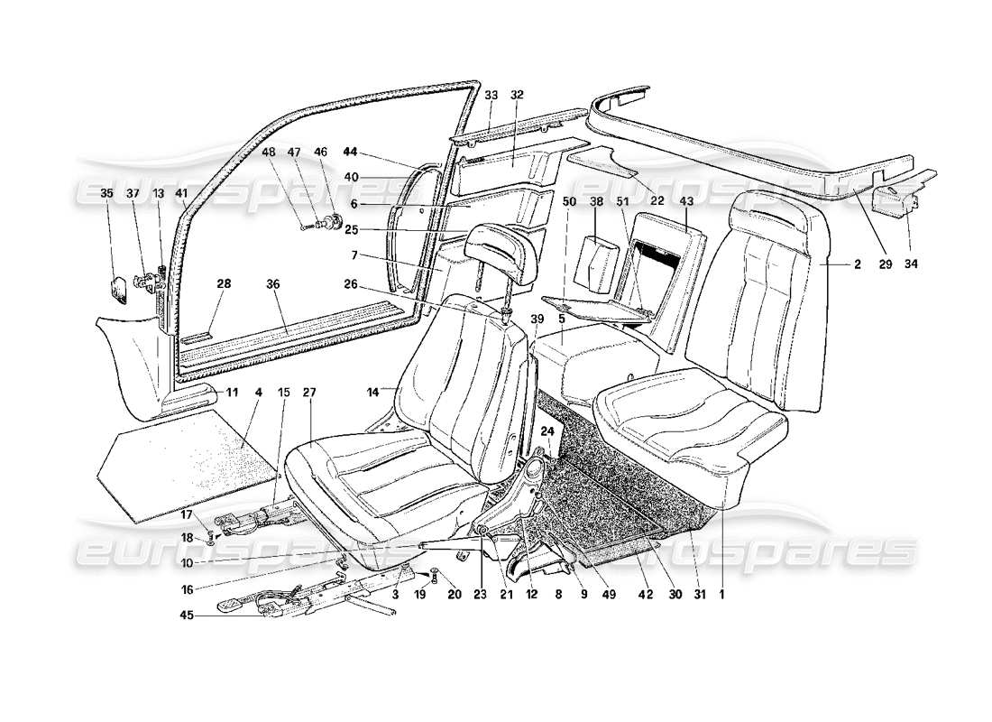 part diagram containing part number 61601500