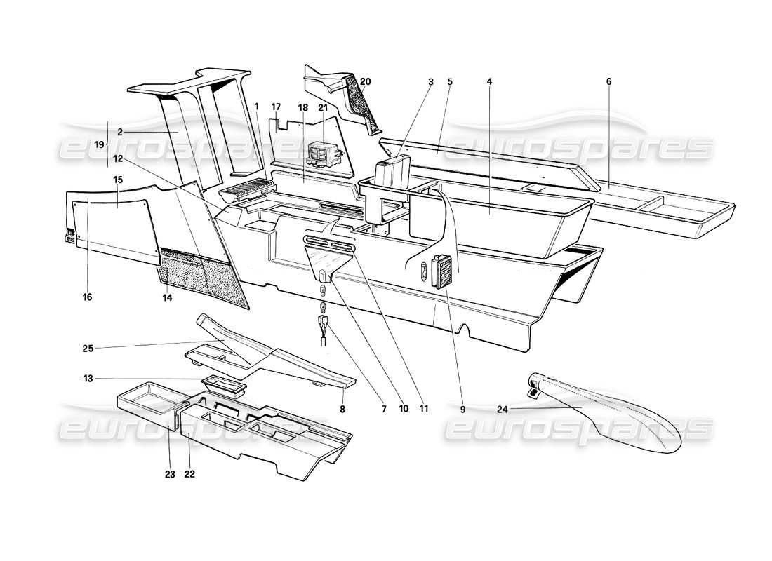 part diagram containing part number 61578800