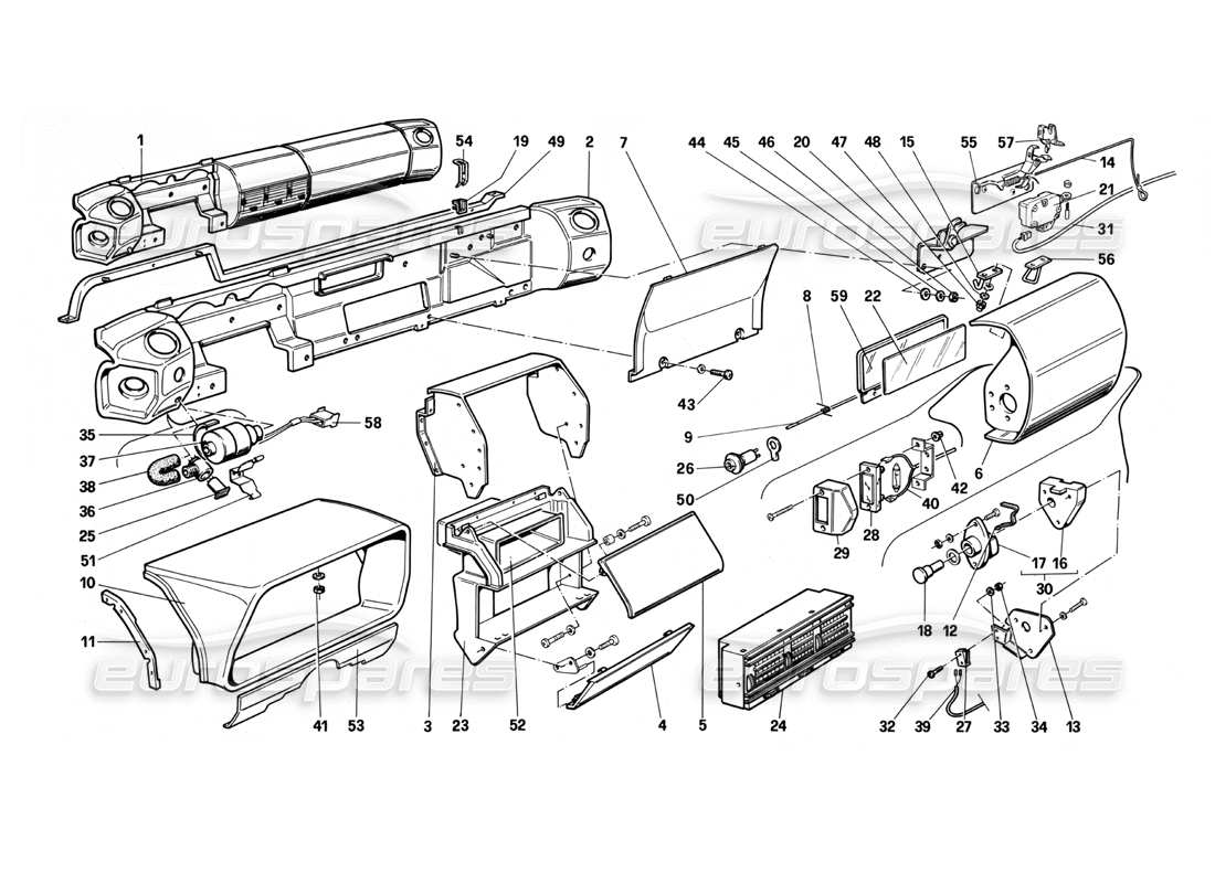 part diagram containing part number 61520900