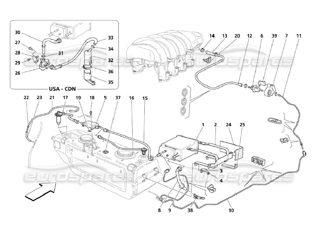 part diagram containing part number 205334