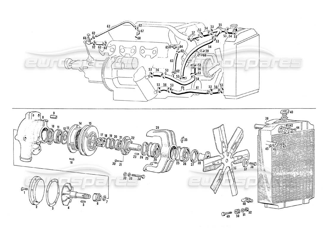 part diagram containing part number frn37829