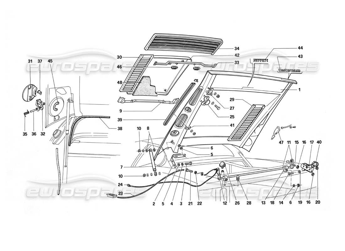 part diagram containing part number 61497600