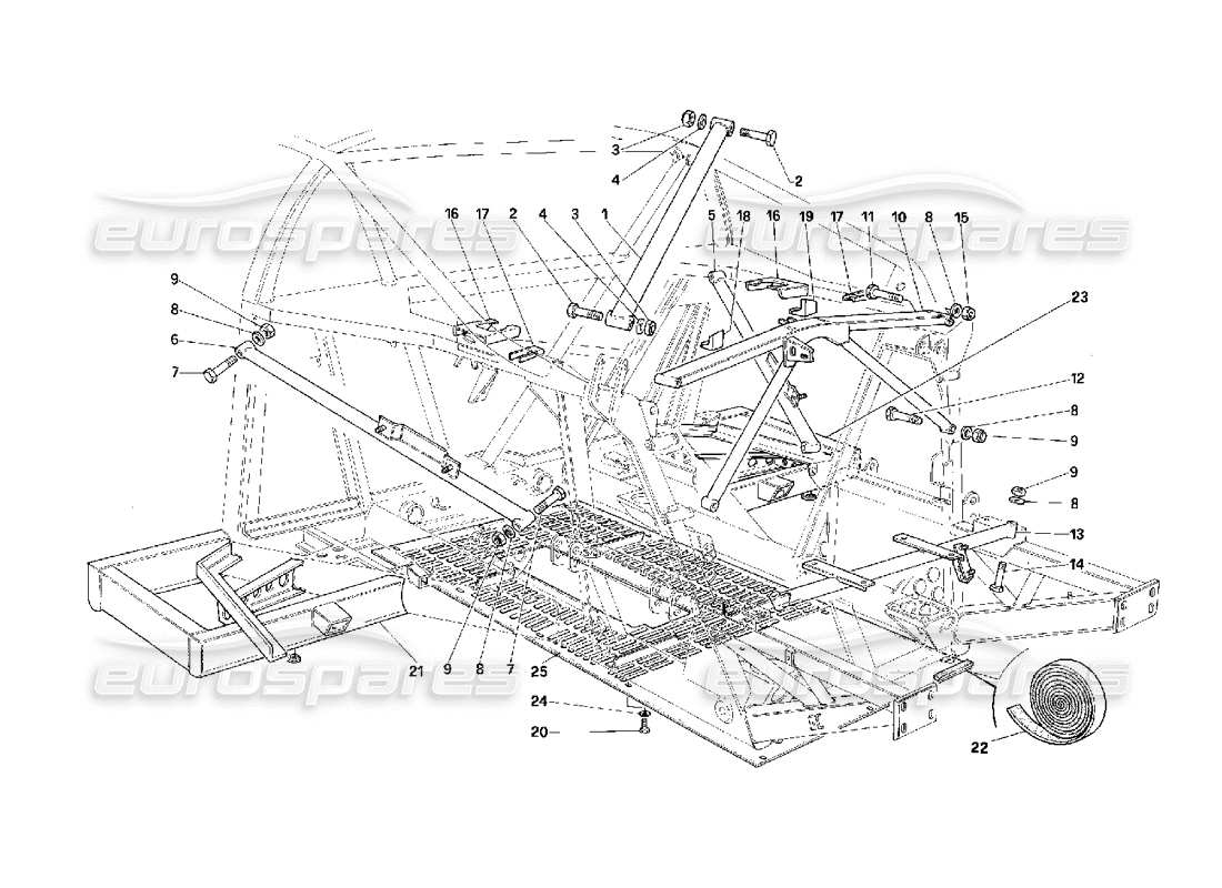 part diagram containing part number 62453300