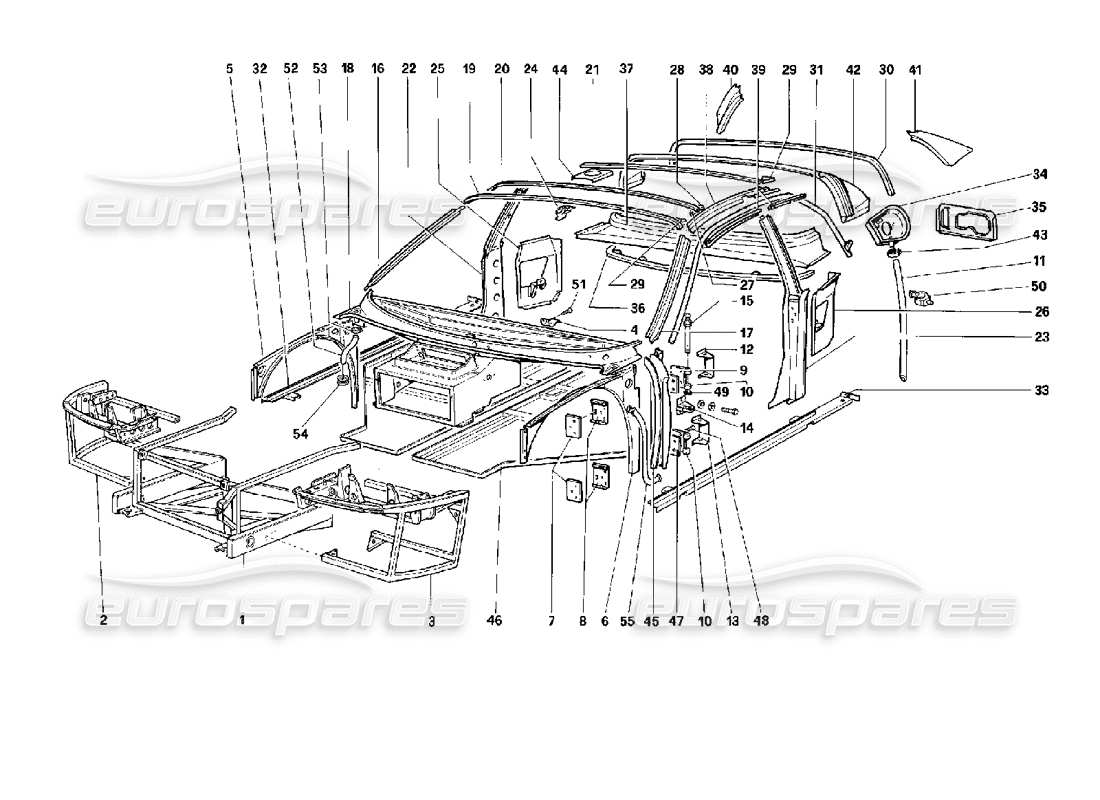 part diagram containing part number 61486600